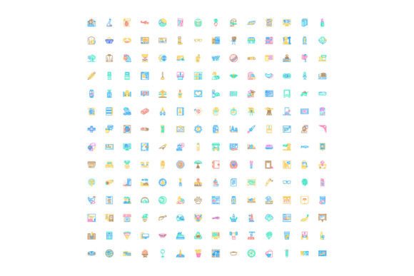 Assorted Colorful Illustration Collection