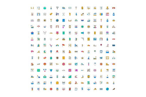 Collection of Various Interface Line Icons: A Practical Resource for Designers