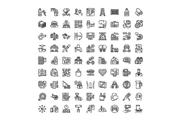 Essential Line Icons for Modern Design Projects