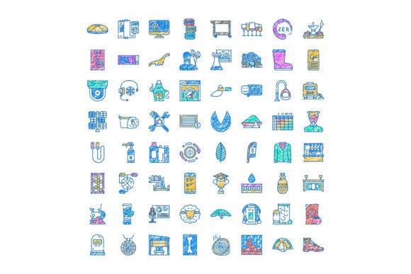 Exploring the Versatility of the Hand Drawing Doodle Icon Set Business Te