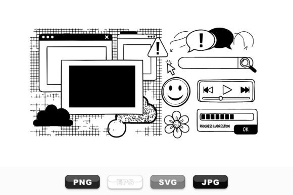 Hand Drawn Web Interface Icons: A Playful Touch for Modern Designs