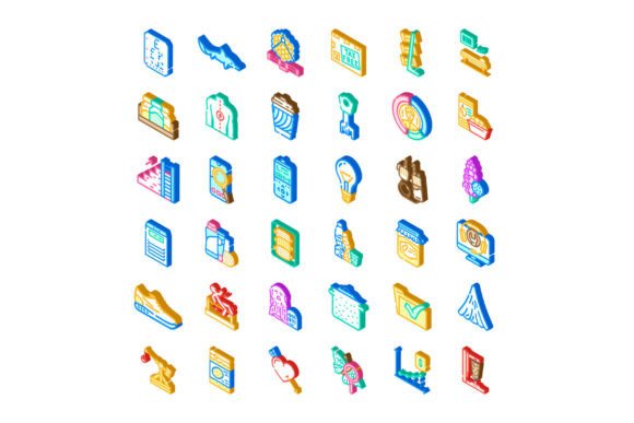 Isometric Business Tech & Lifestyle Visuals
