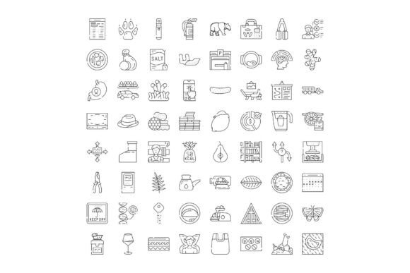 Thin Line Outlines: A Versatile Toolkit for Modern UI Design