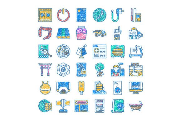 Unlocking Creativity with the Diverse Collection of Colorful Doodle St